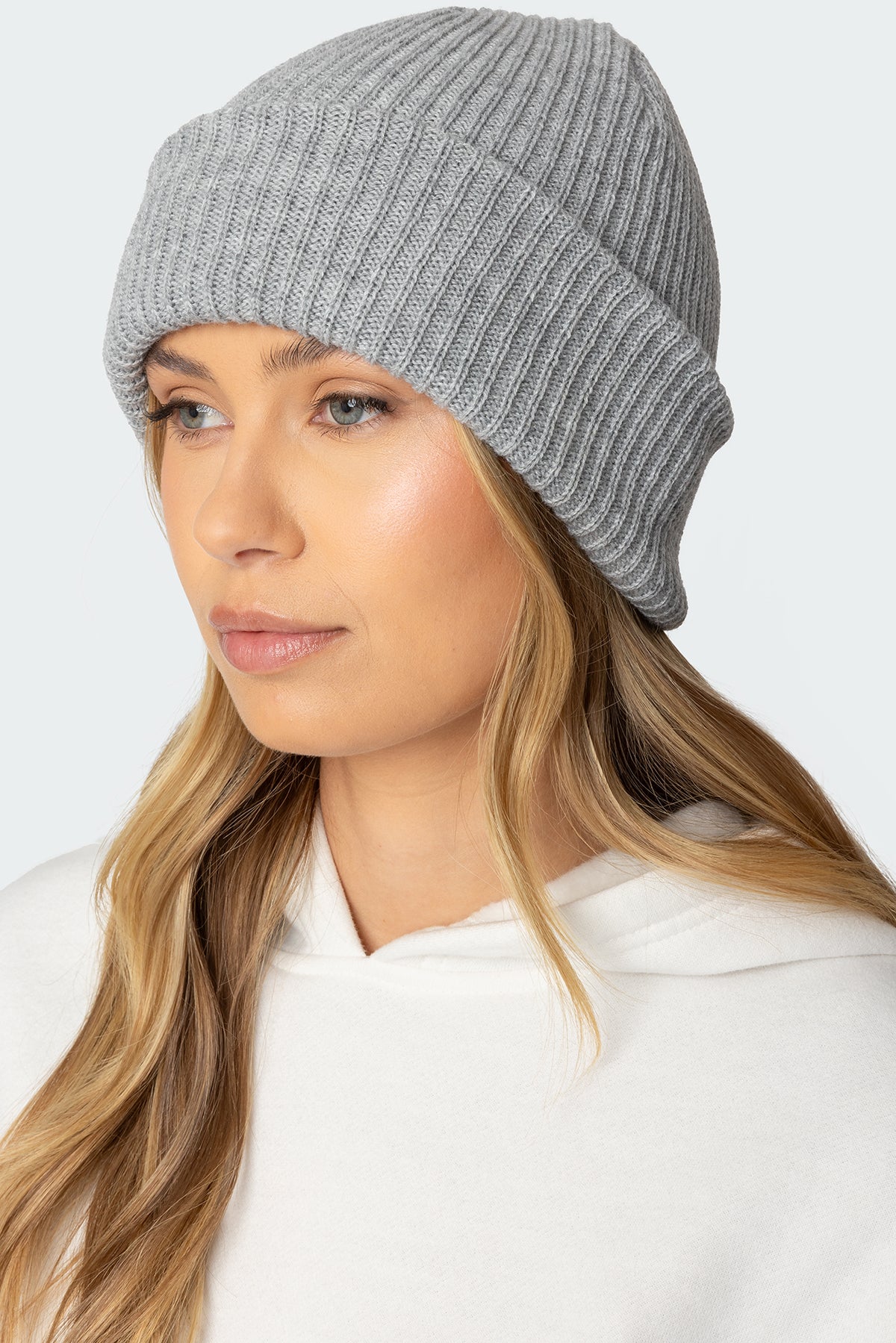 Ribbed Knit Beanie