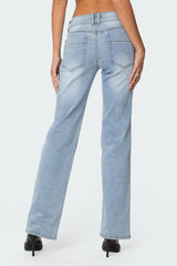 Avril Boot Cut Low Rise Jeans