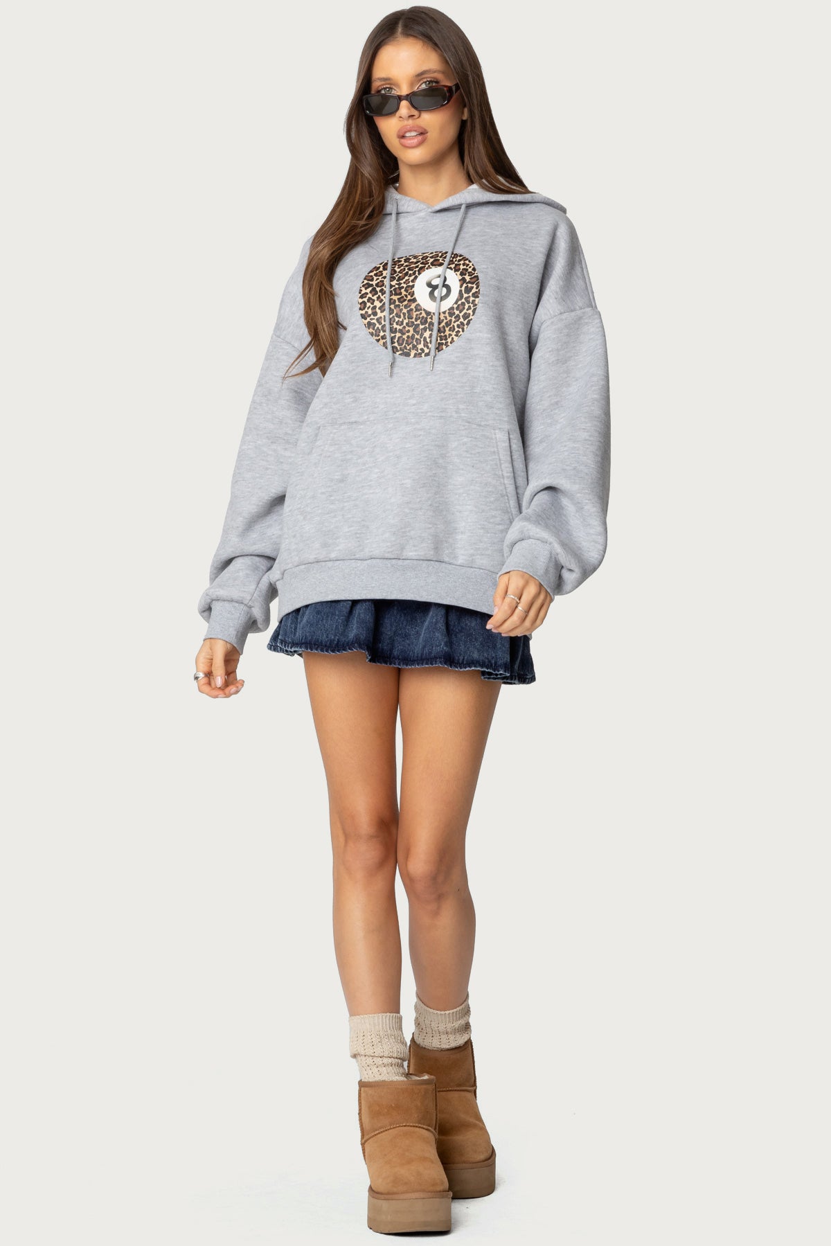 Leopard 8 Oversized Hoodie – edikted