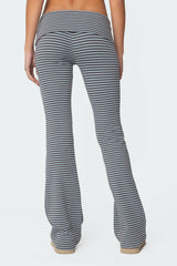 Kaeli Stripey Flared Leggings