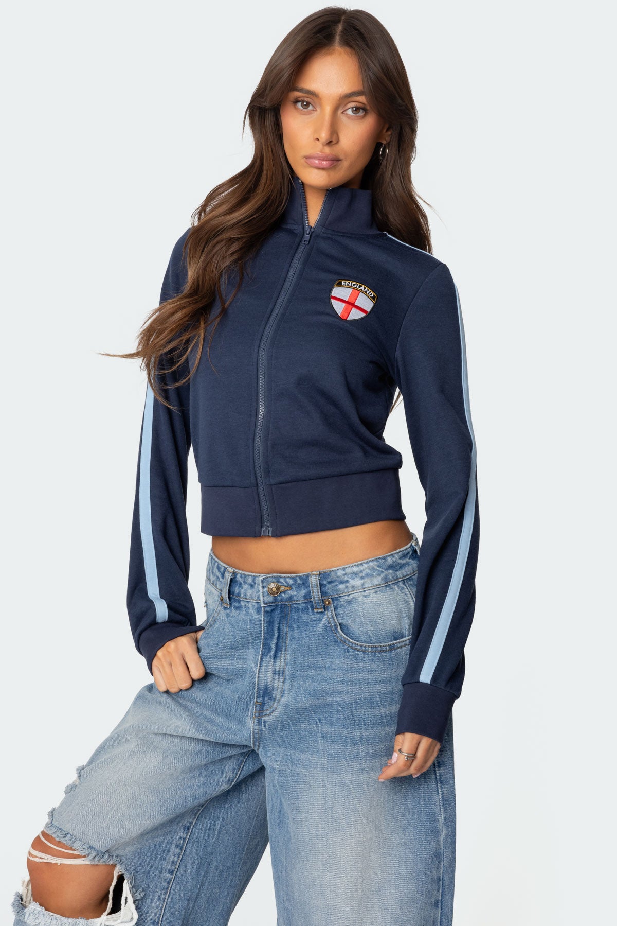 England Zip Up Sweatshirt