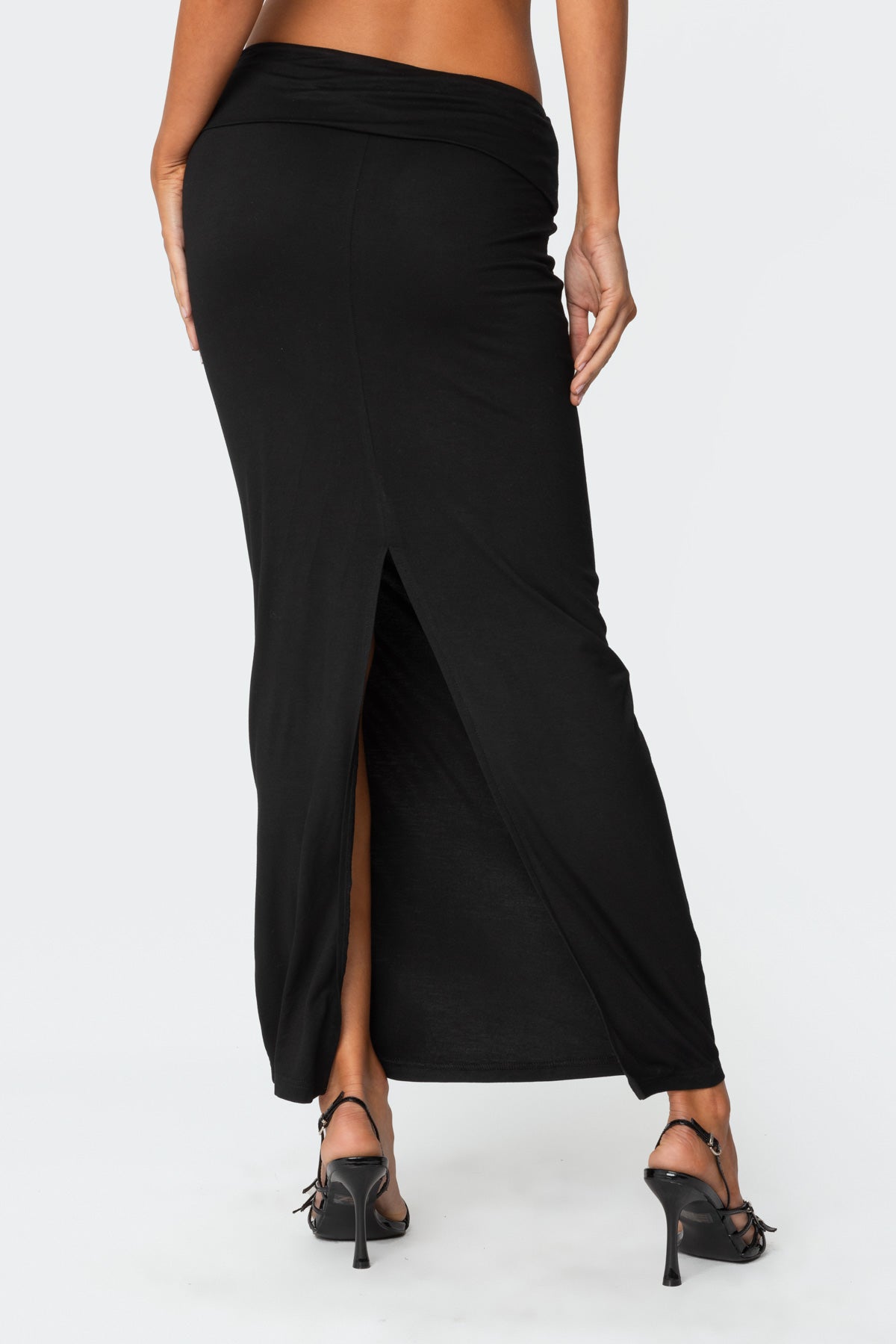 Johanna Fold Over Maxi Skirt