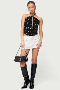 Petite Mckinley Denim Mini Skirt