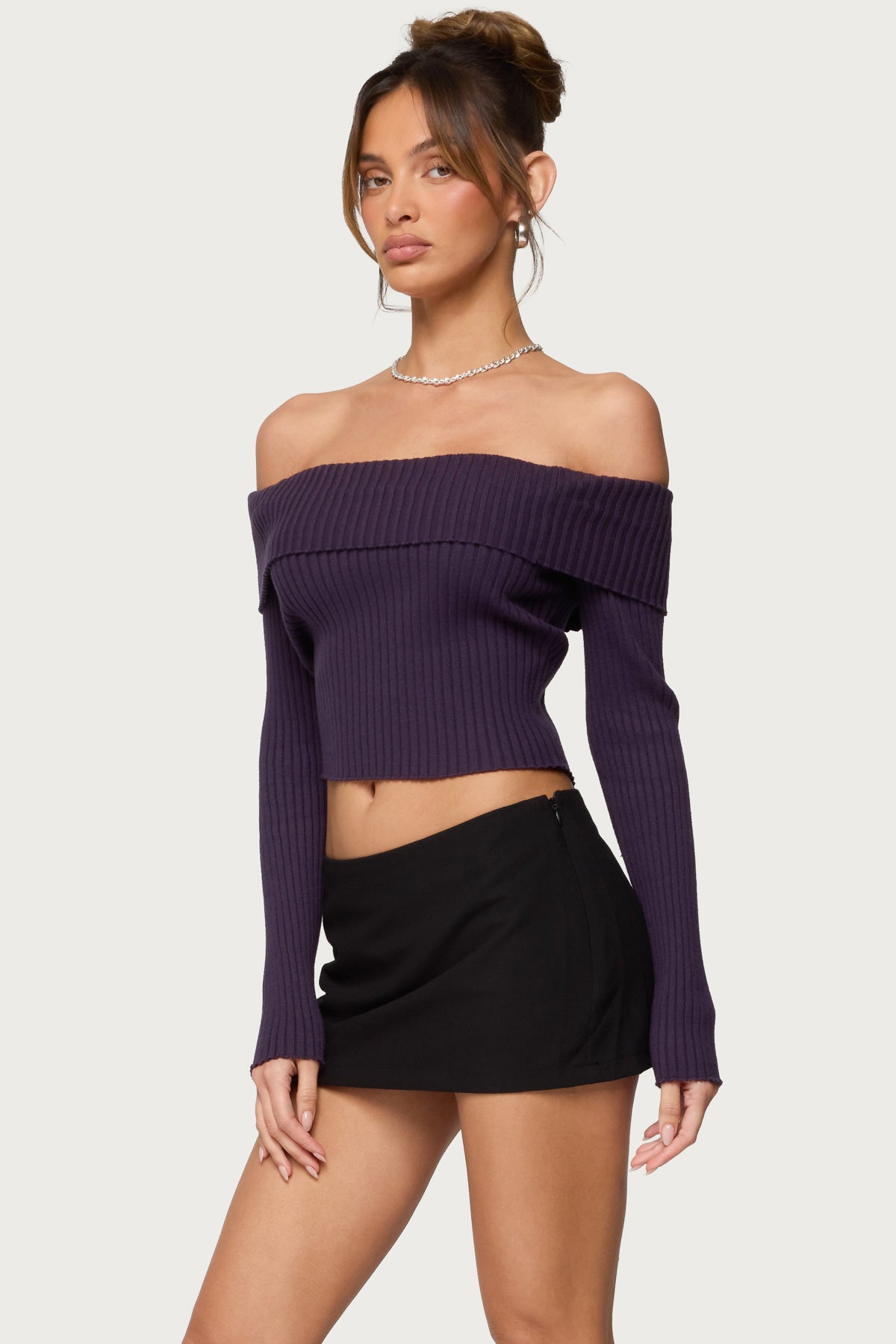 Lauren Knit Fold Over Top