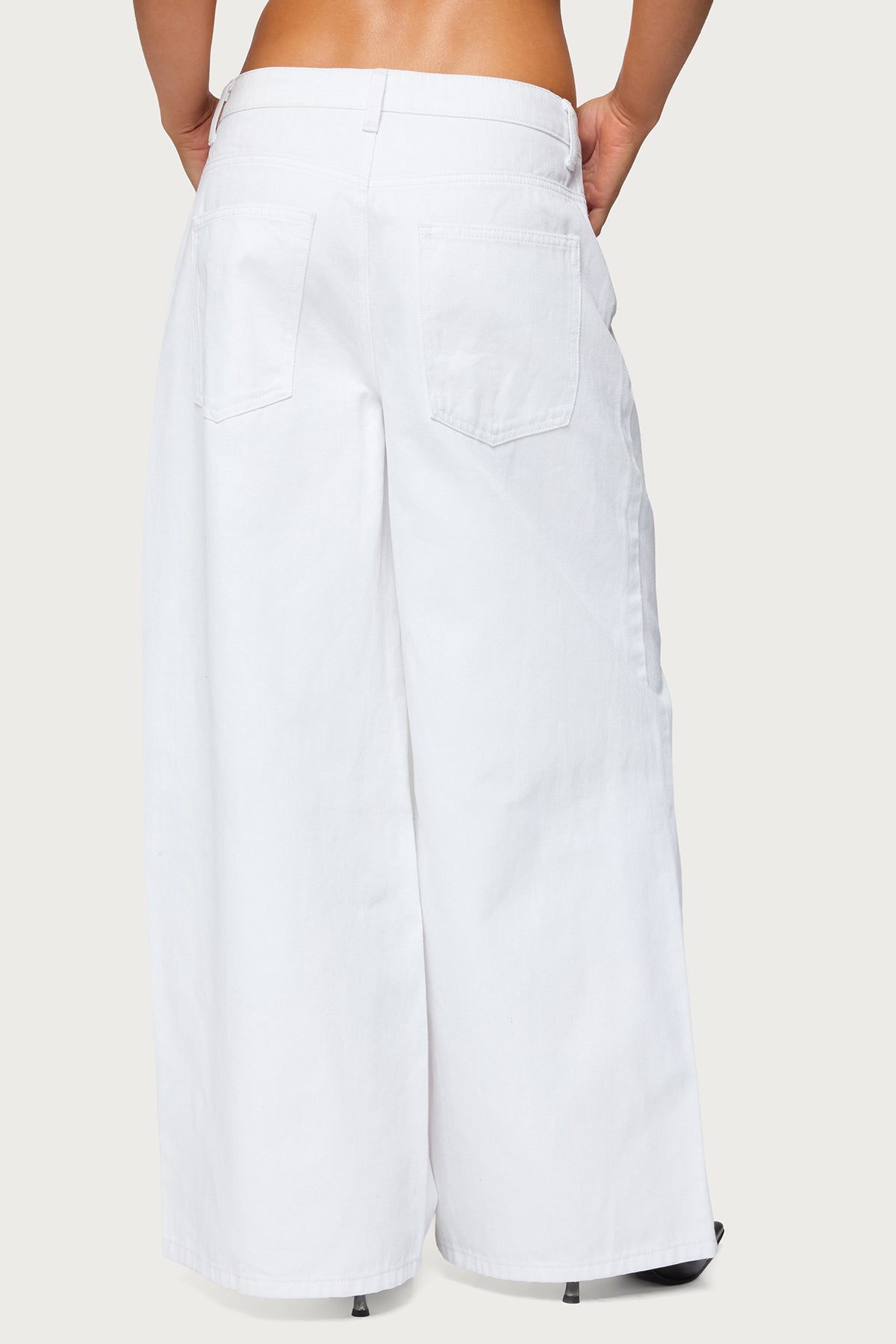 Skater Girl Washed Low Rise Baggy Jeans