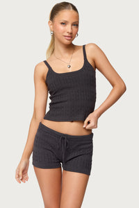 Nella Cable Knit Tank Top