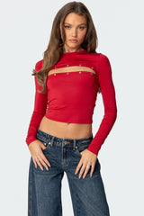 Revi Front Cut Out Grommet Top