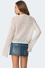 Open Knit Sweater