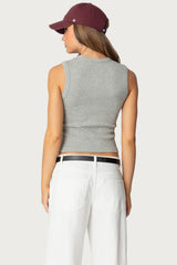 Basel Button Up Tank Top