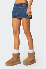 Anita Denim Mini Skort