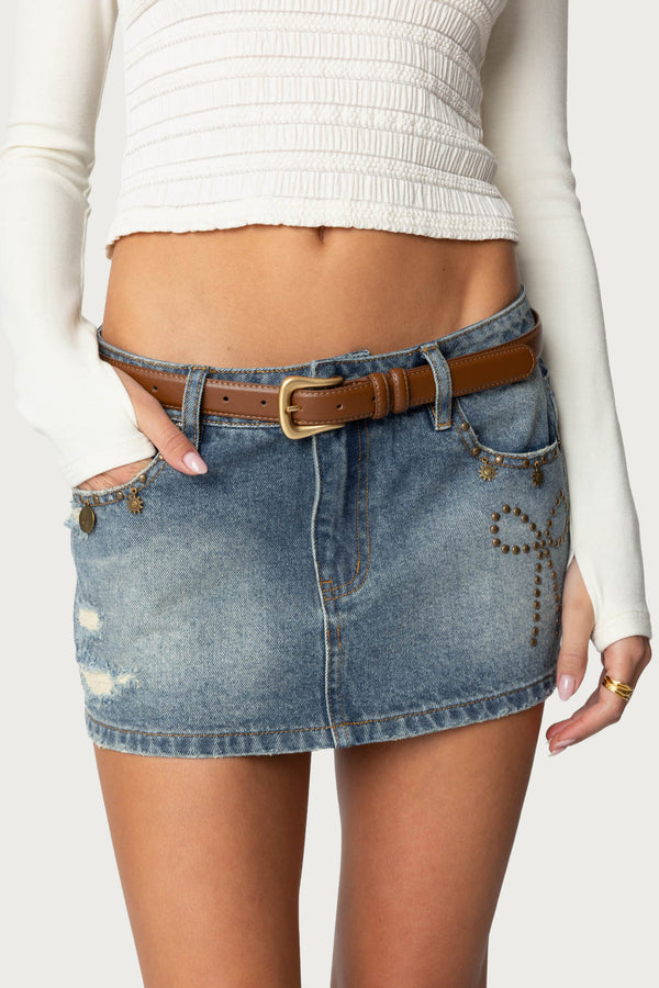 Back To Basics Faux Leather Belt