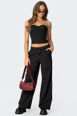 Aliza Pinstripe Pants