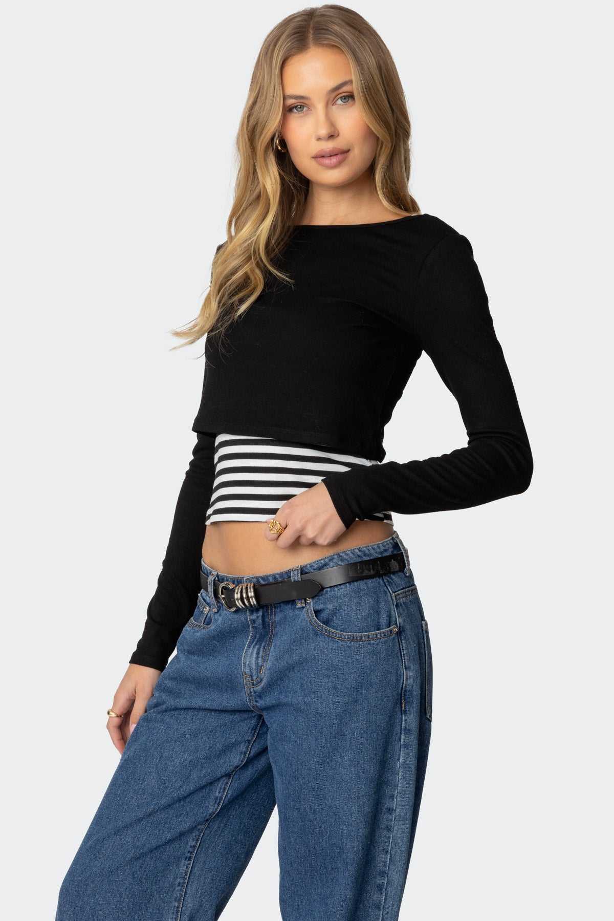 Shania Layered Striped Top