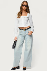 Ery Mid Rise Baggy Jeans