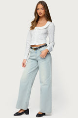 Ery Mid Rise Baggy Jeans