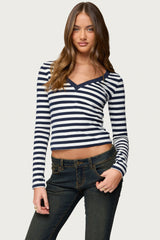 Solly Striped Long Sleeve T Shirt