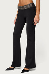 Maricela Sequin Bead Bootcut Pants