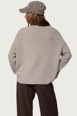Lavonne Oversized Knit Raglan Sweater