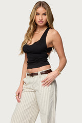 Ranata Lacey Scoop Neck Top