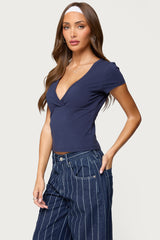 Merinda V Neck T Shirt