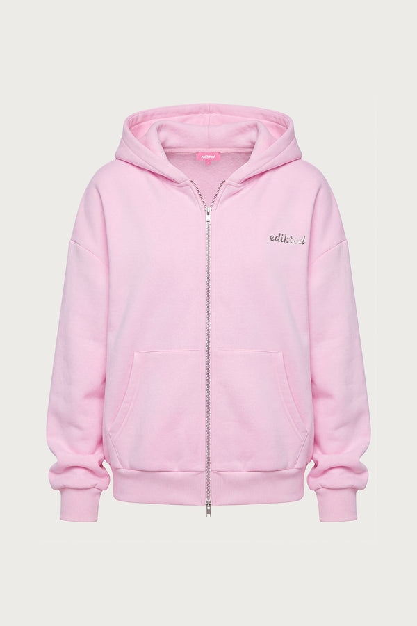 Edikted Diva Zip Up Hoodie