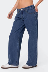 Petite Raelynn Washed Low Rise Jeans