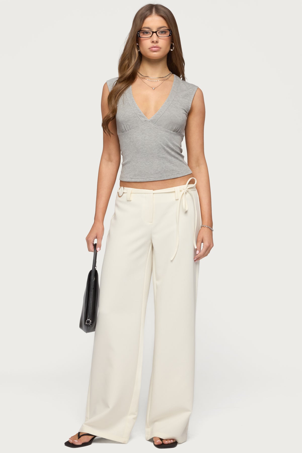 Raphael Tie Belt Pants – edikted
