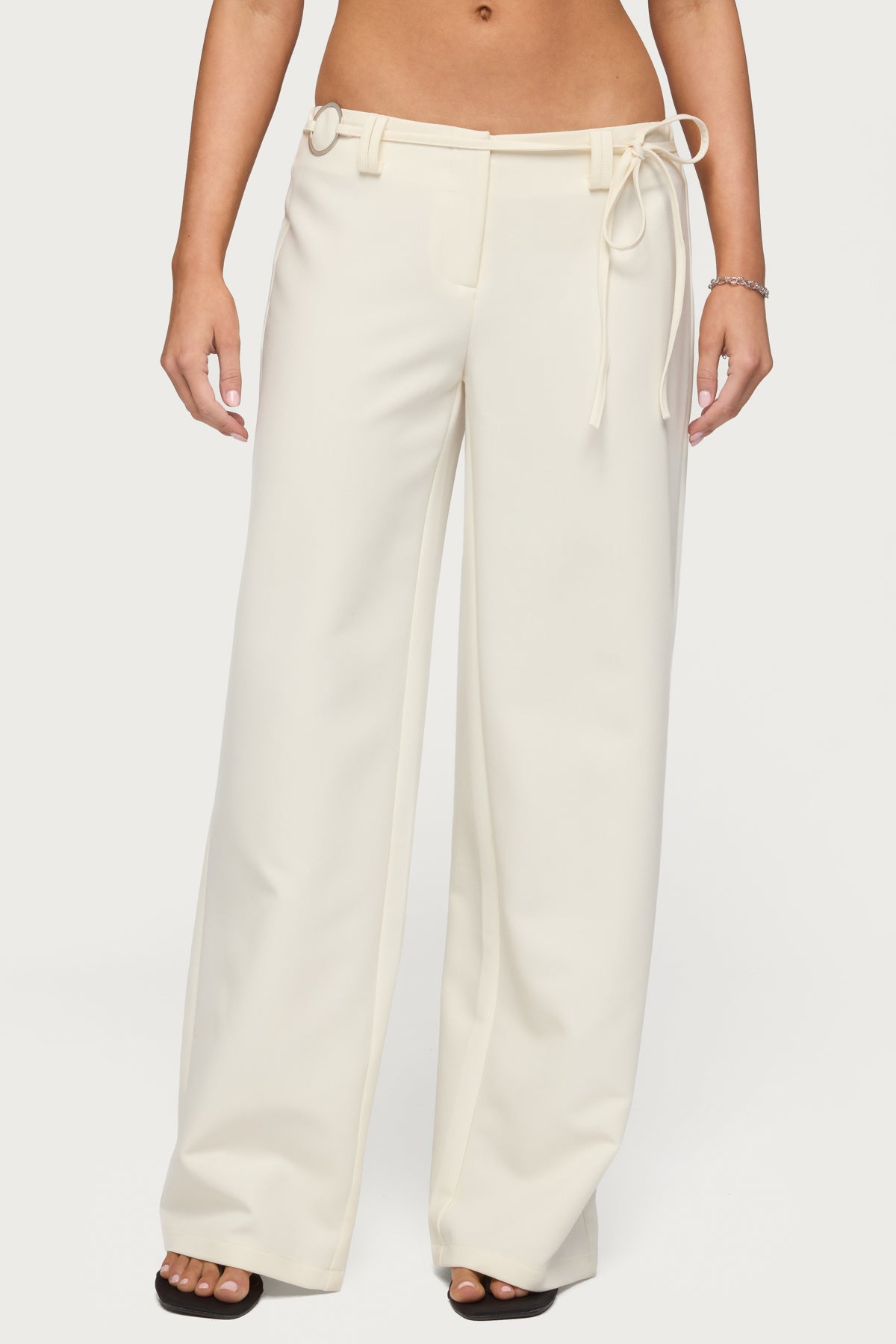Raphael Tie Belt Pants – edikted