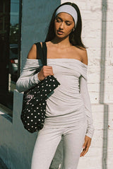 Habiba Foldover Off Shoulder Top