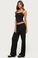 Bronte Grommet Straight Leg Sweatpants