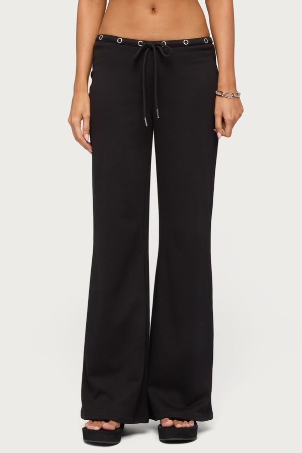 Bronte Grommet Straight Leg Sweatpants