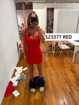 Cecilya Knit Bandage Mini Dress