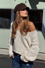 Estea Scoop Neck Knit Sweater