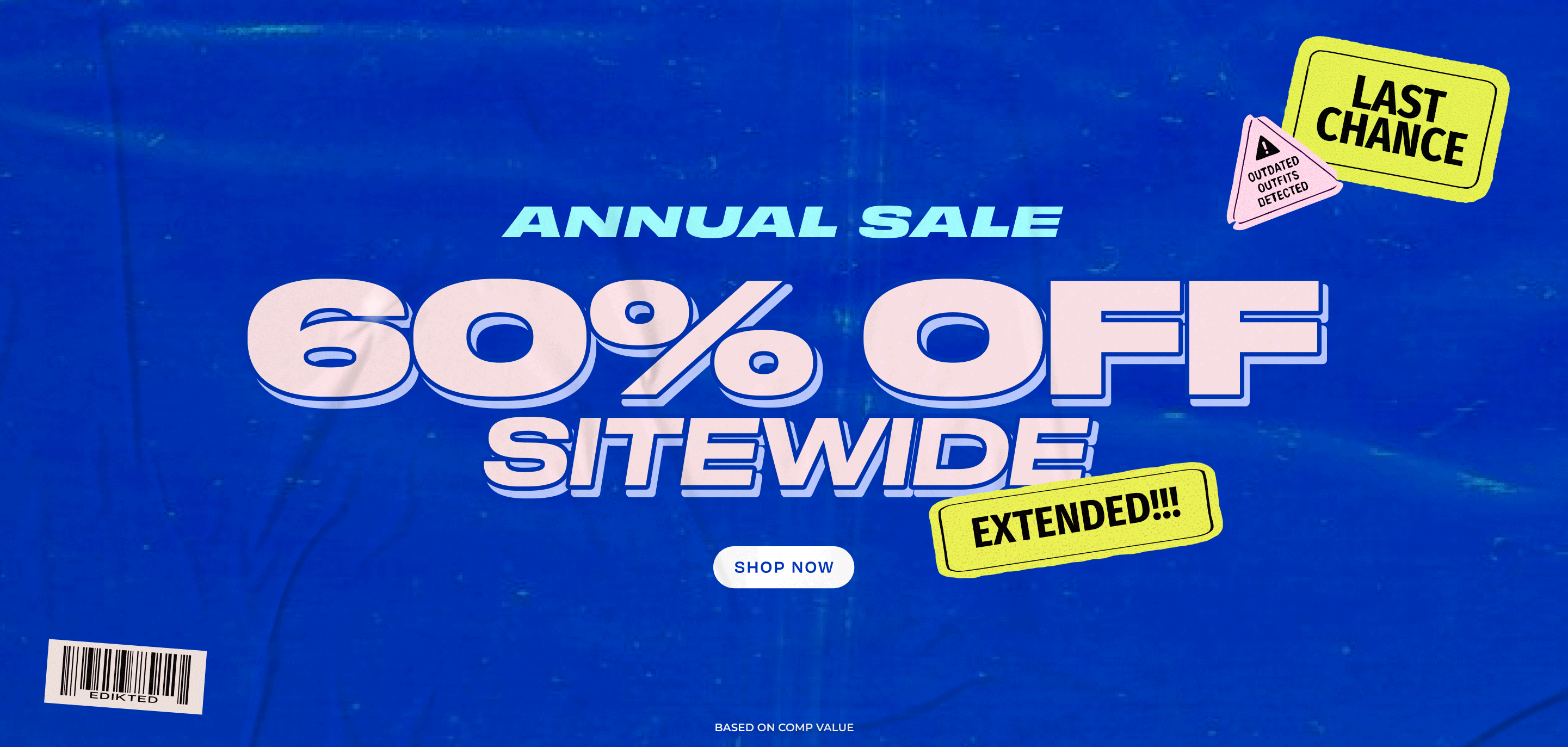 60% off sitewide shop now