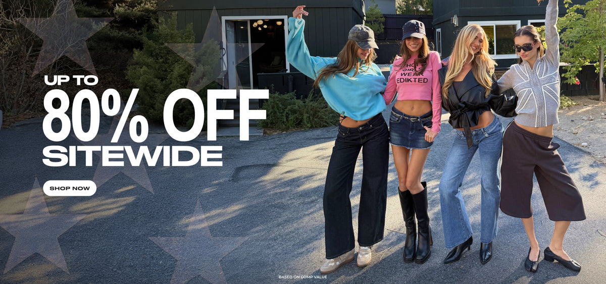 u p to 80% off sitewide shop now