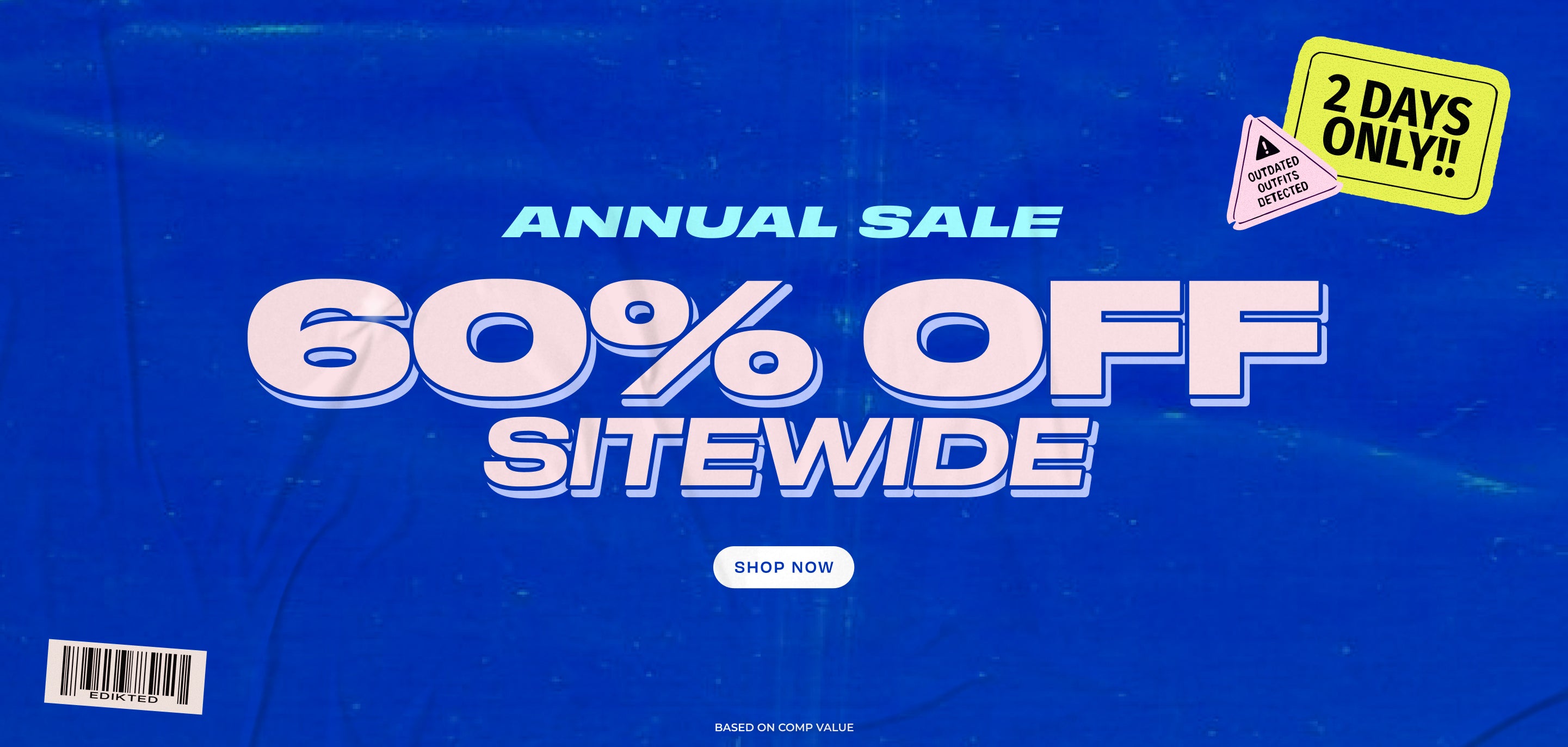60% off sitewide shop now