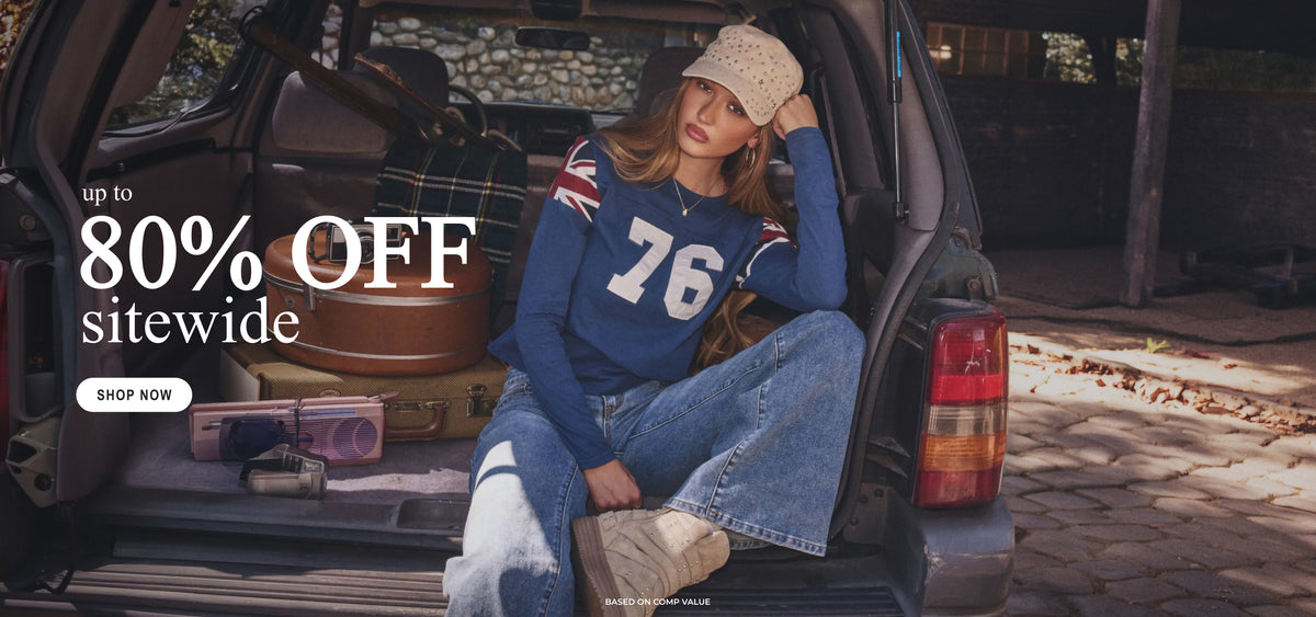 u p to 80% off sitewide shop now