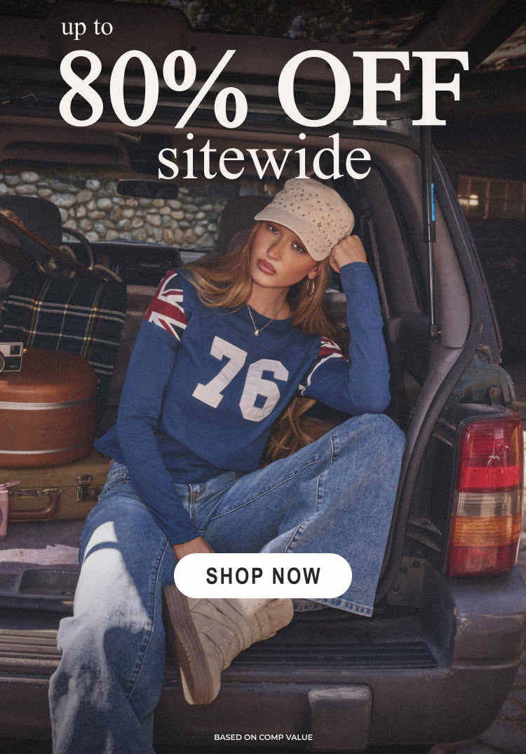 u p to 80% off sitewide shop now