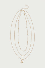Secrets Layered Lock Necklace