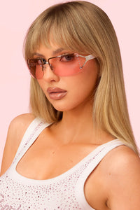 Barbie™ Rhinestone Rectangle Sunglasses