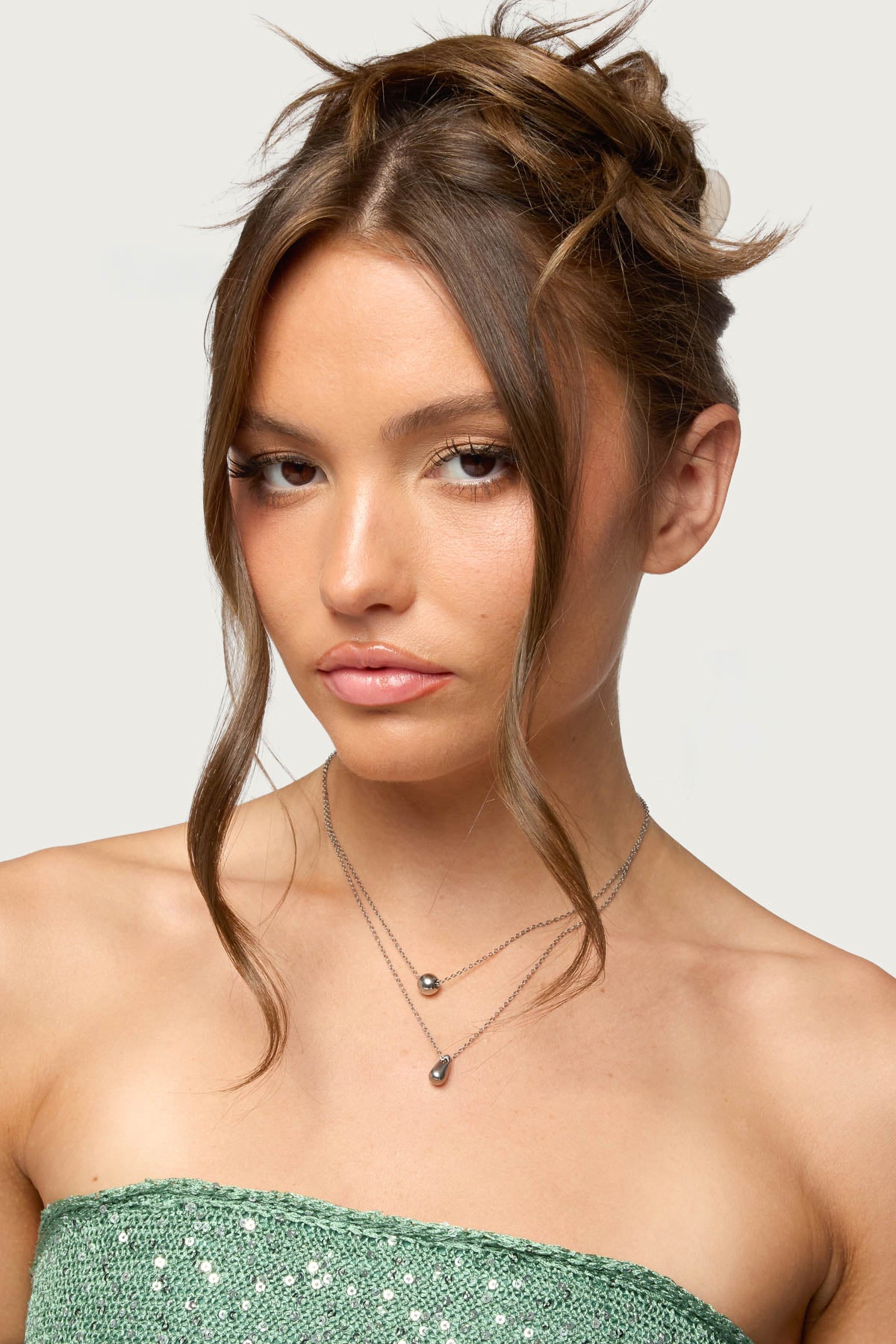 Teardrop Layered Necklace