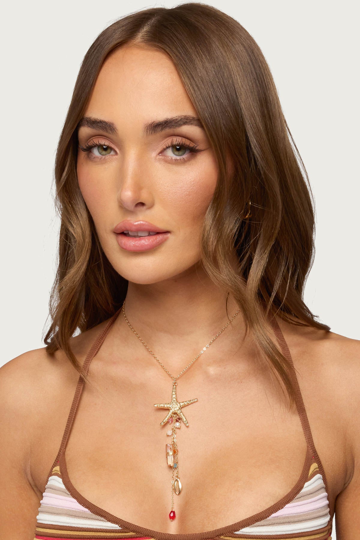 Sea Star Cascading Coastal Necklace