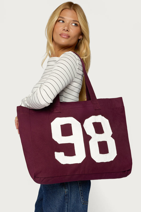 98 Contrast Tote Bag