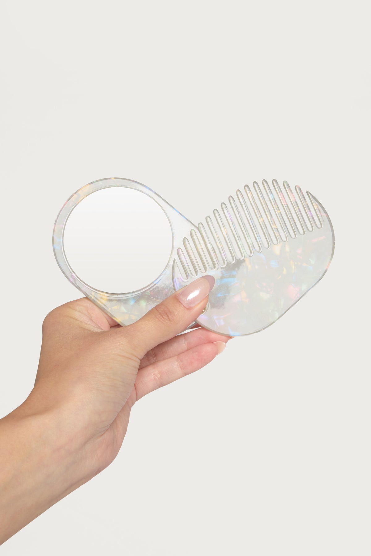 Compact Travel Comb & Mirror