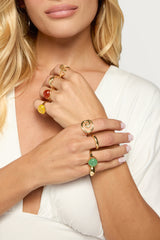 Cool Girl Assorted Gemstone Ring Pack