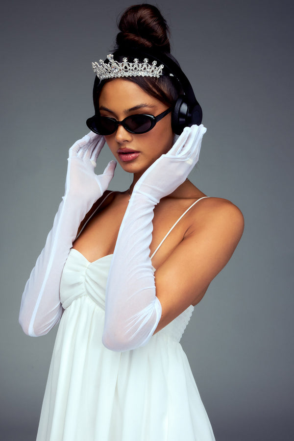 Glam Queen Sheer Gloves