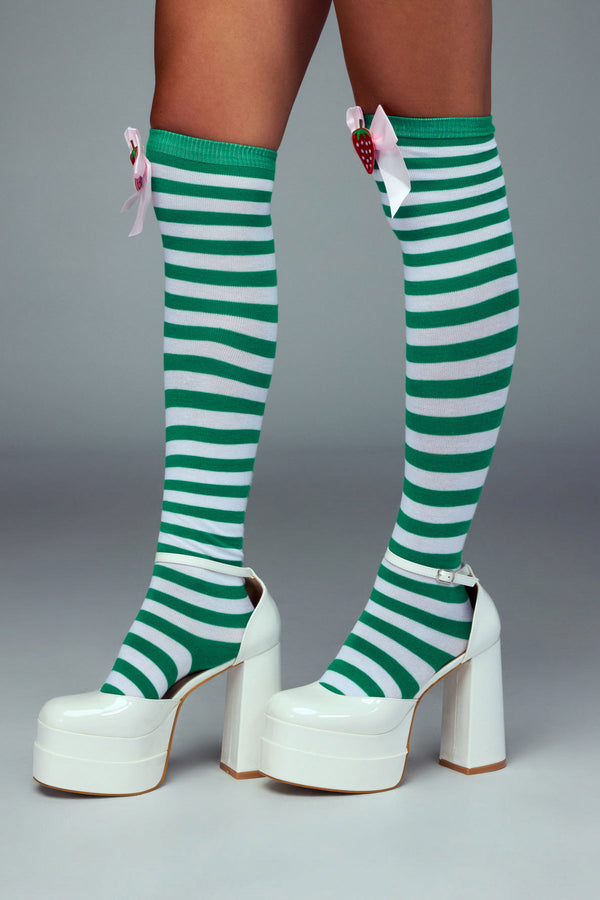 Berry Sweet Knee High Socks