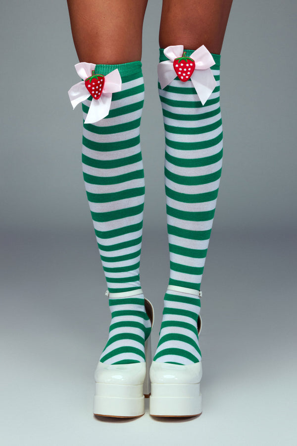 Berry Sweet Knee High Socks