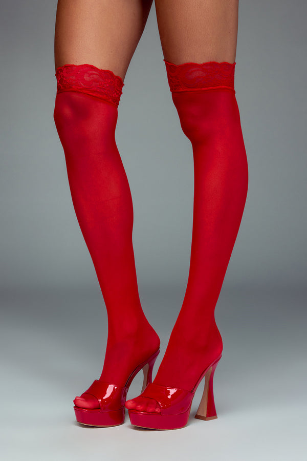 Showtime Lacey Knee High Socks