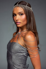 Chain Crystal Shoulder Jewelry